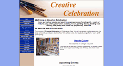 Desktop Screenshot of creativecelebration.biz